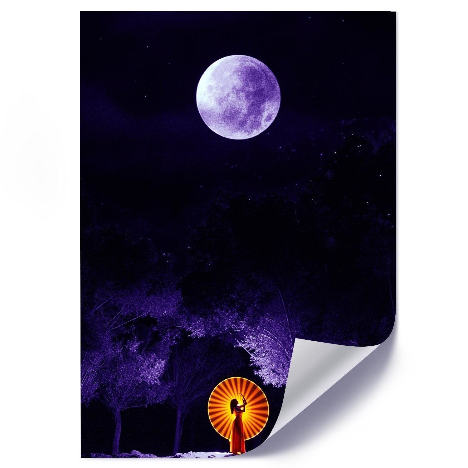 Posteris (plakāts) - Giclée Art Print Purple Home Trends DECO