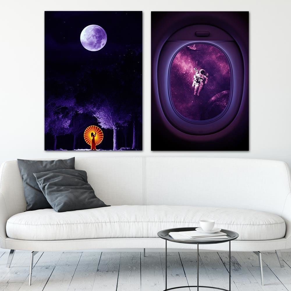 Posteris (plakāts) - Giclée Art Print Purple Home Trends DECO