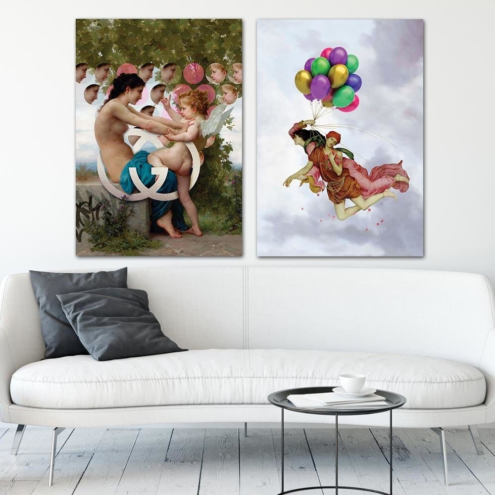 Posteris (plakāts) - Girl And Cupid Home Trends DECO