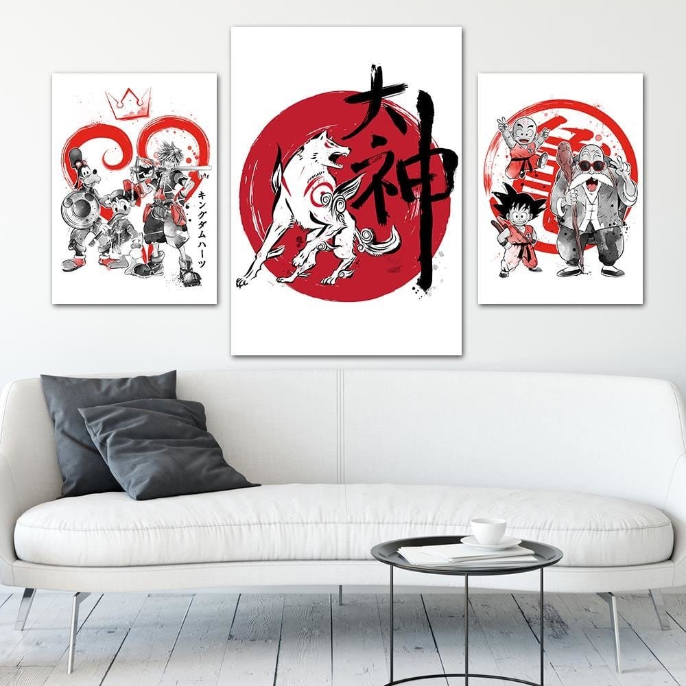 Posteris (plakāts) - Great God Sumi - E Red Home Trends DECO