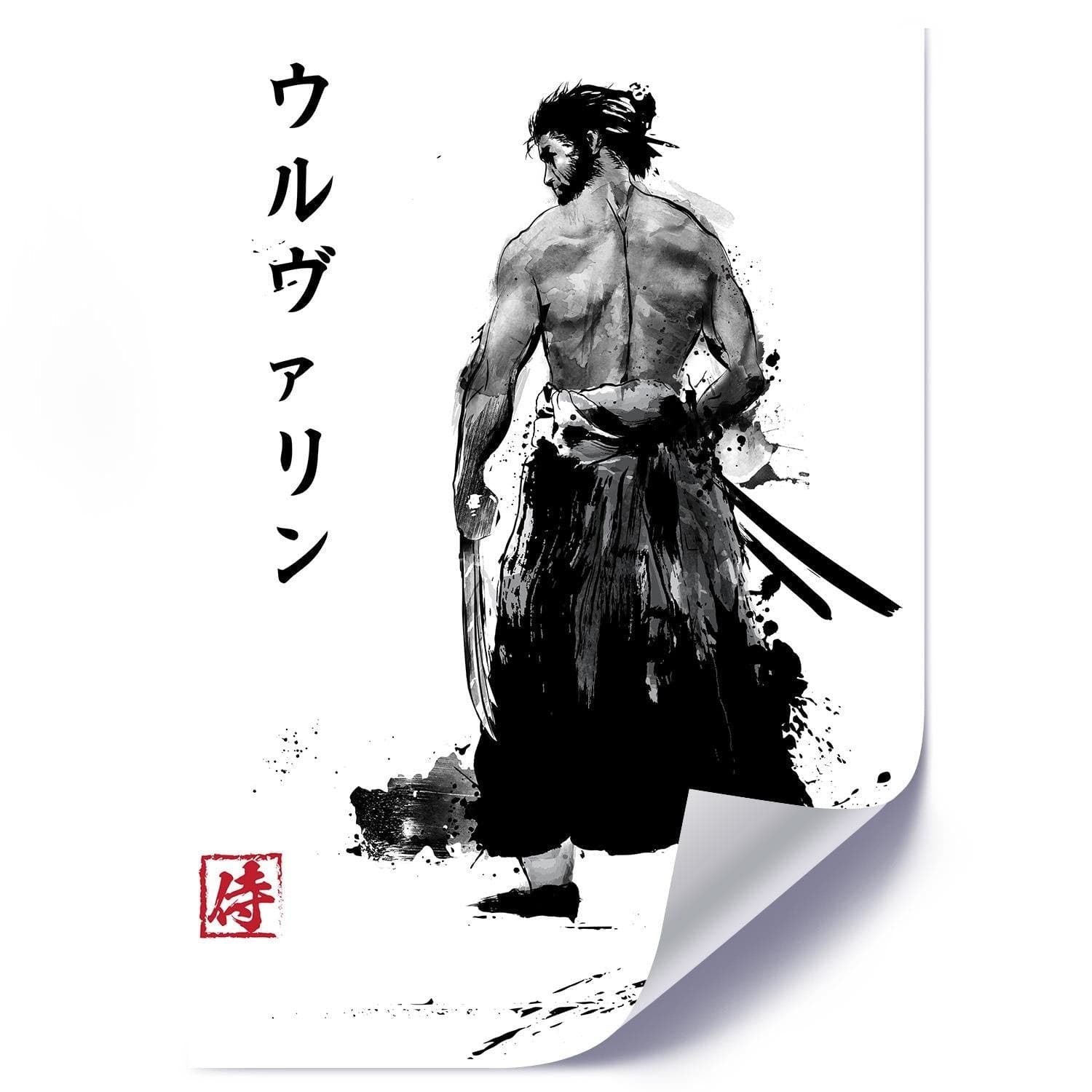 Posteris (plakāts) - Immortal Samurai Black And White Home Trends DECO