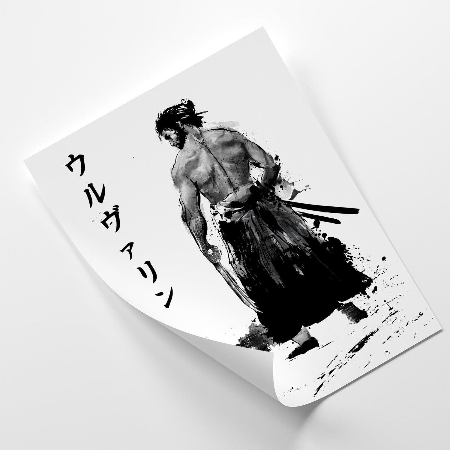 Posteris (plakāts) - Immortal Samurai Black And White Home Trends DECO