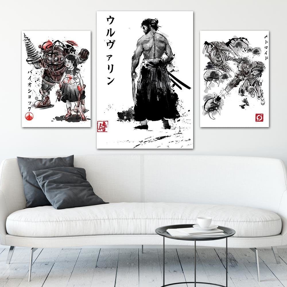 Posteris (plakāts) - Immortal Samurai Black And White Home Trends DECO
