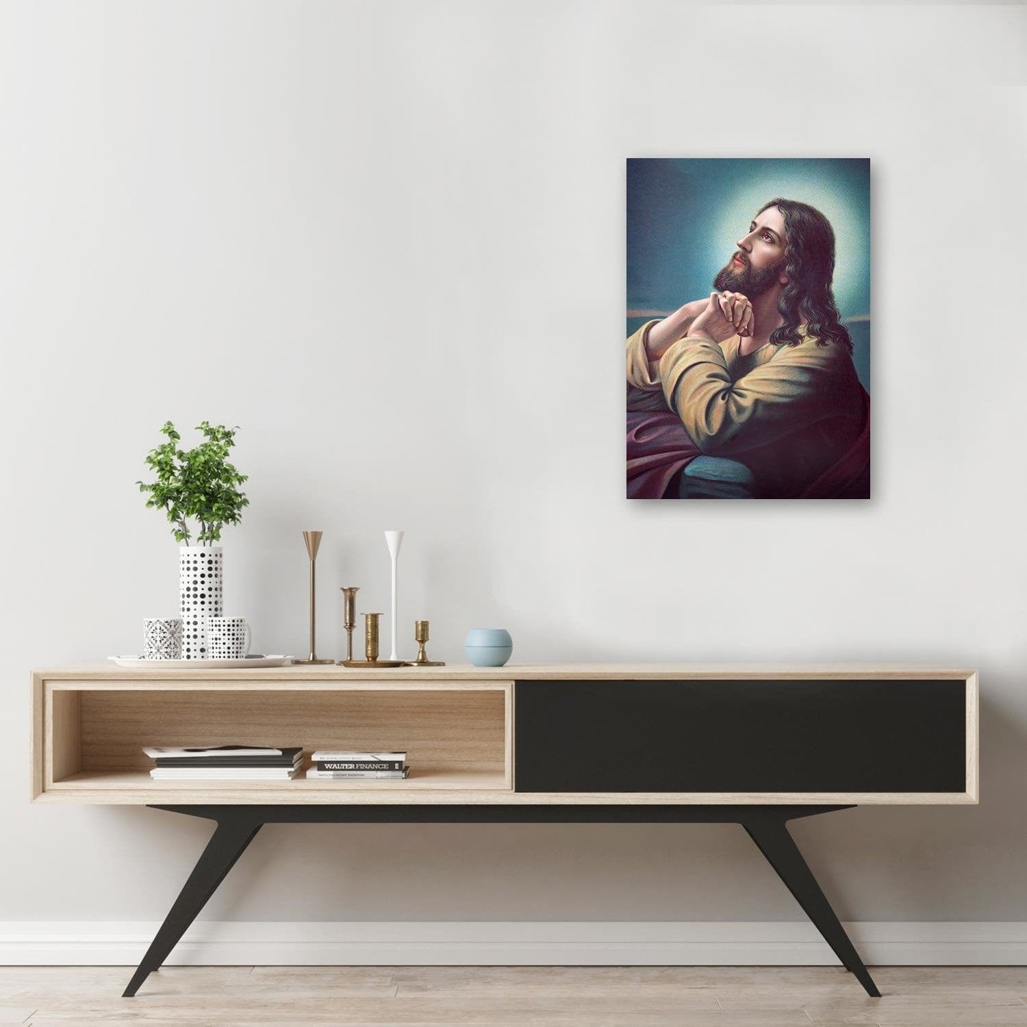 Posteris (plakāts) - Jesus Praying Home Trends DECO