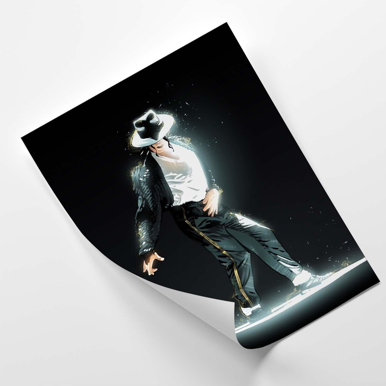 Posteris (plakāts) - King Of Pop Icon Black Home Trends DECO