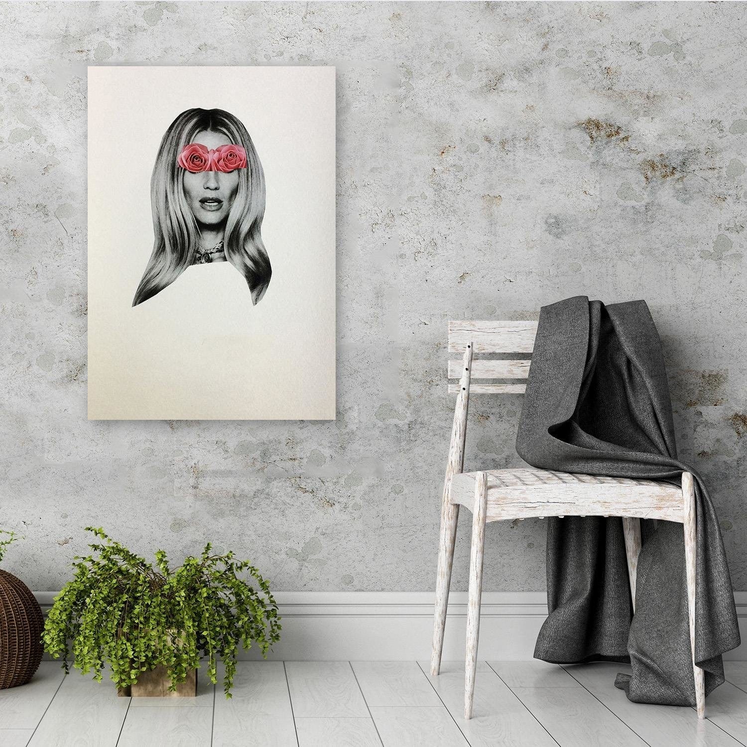 Posteris (plakāts) - Model Face Portrait Home Trends DECO