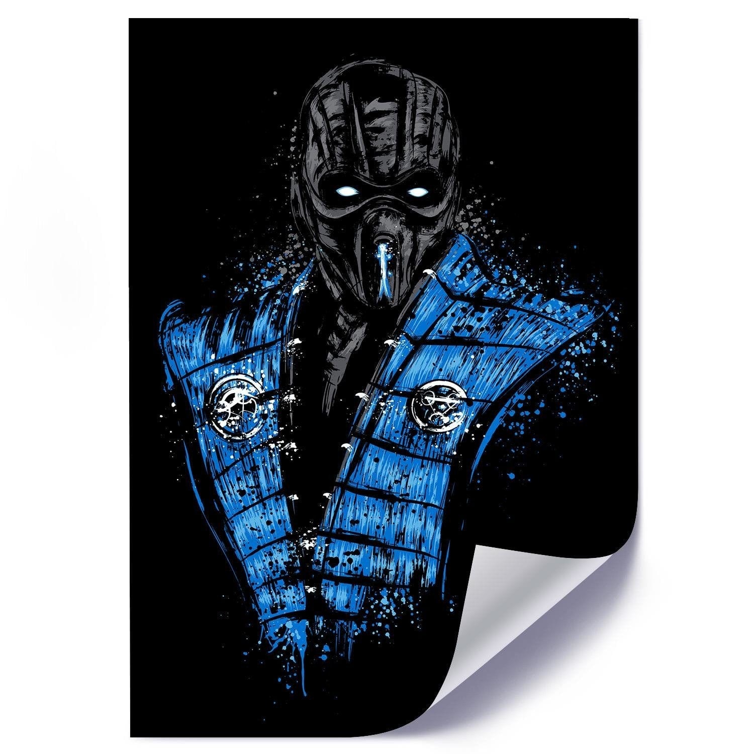 Posteris (plakāts) - Mortal Ice Blue Home Trends DECO