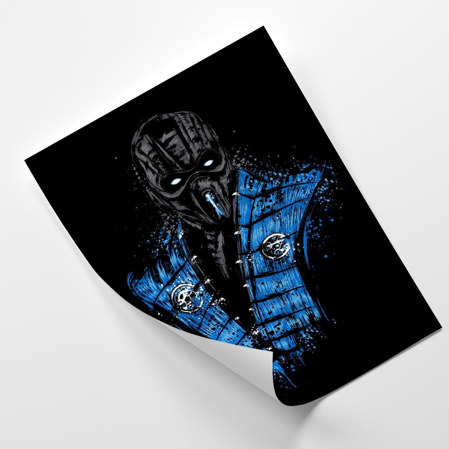 Posteris (plakāts) - Mortal Ice Blue Home Trends DECO