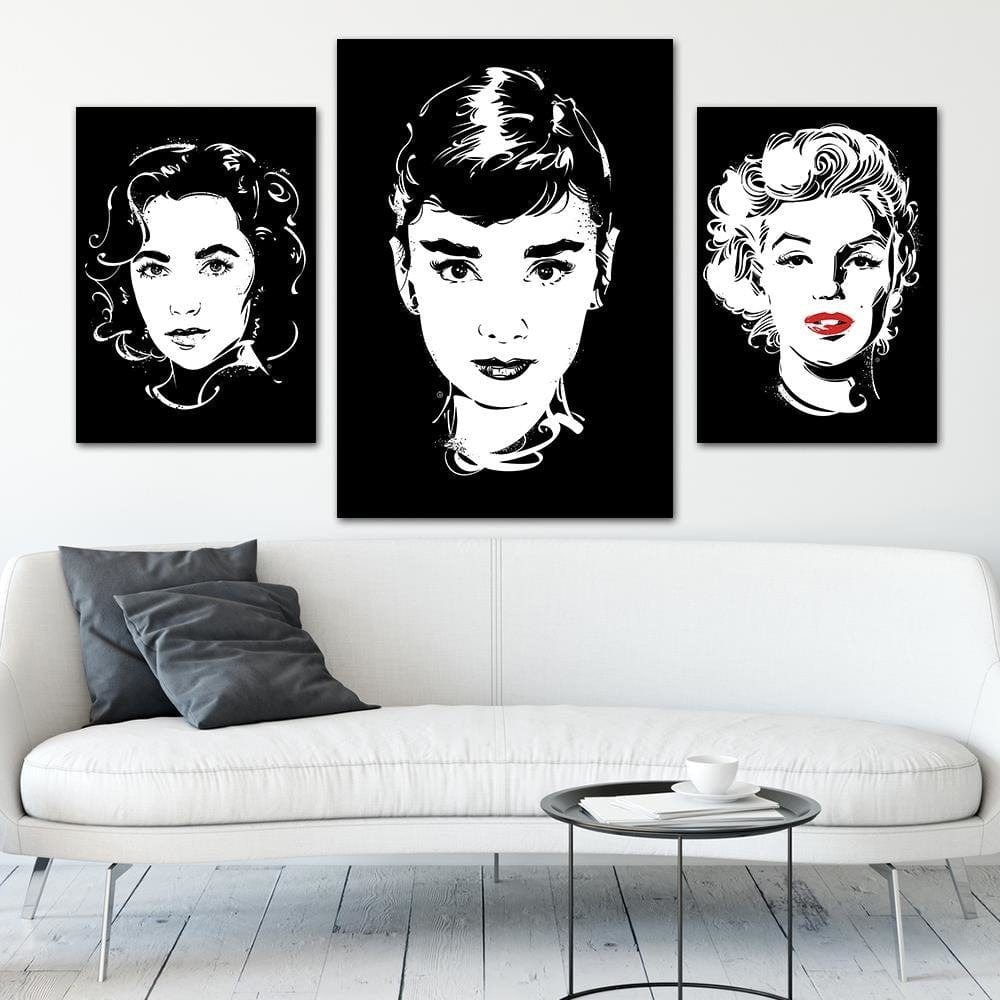 Posteris (plakāts) - Movie Star Image Black And White Home Trends DECO