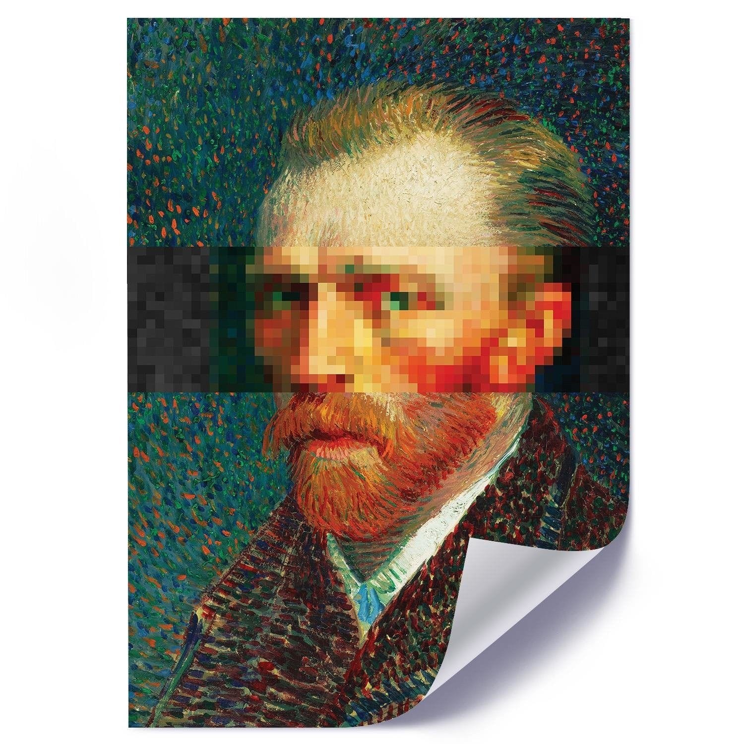 Posteris (plakāts) - Painter Self - Portrait Image Blue Home Trends DECO