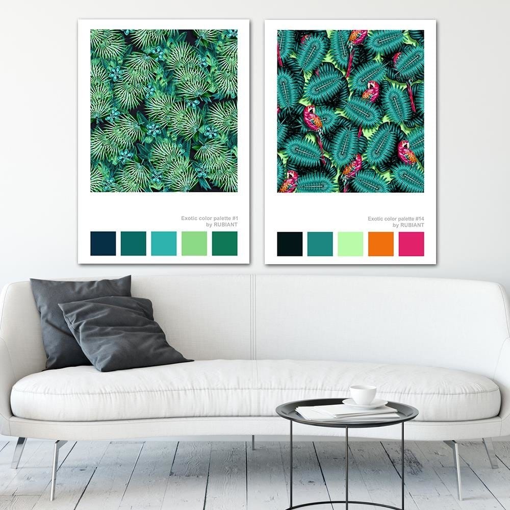 Posteris (plakāts) - Parrots Green 28x39 Cm Home Trends DECO