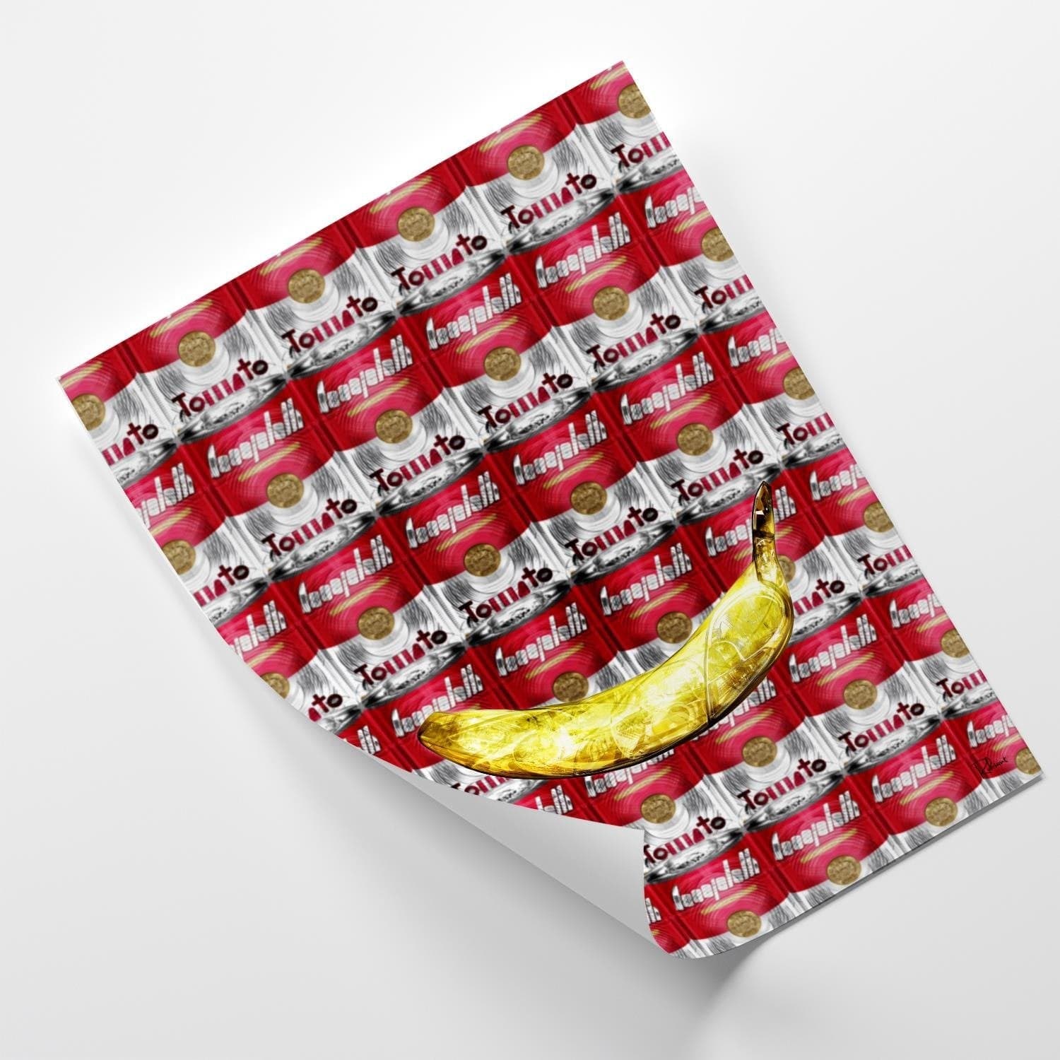 Posteris (plakāts) - Pop Art Soup Cans Red Home Trends DECO