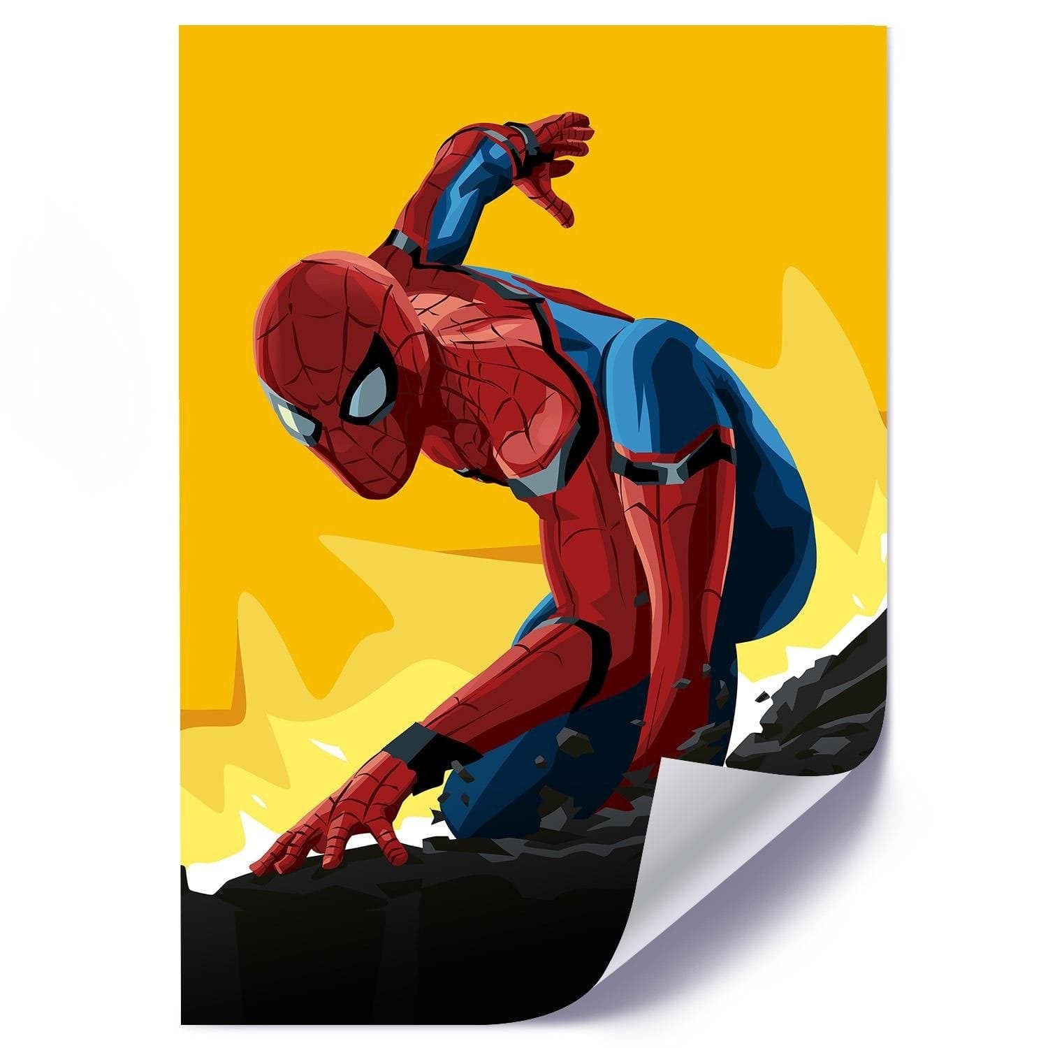 Posteris (plakāts) - Superhero Yellow Home Trends DECO