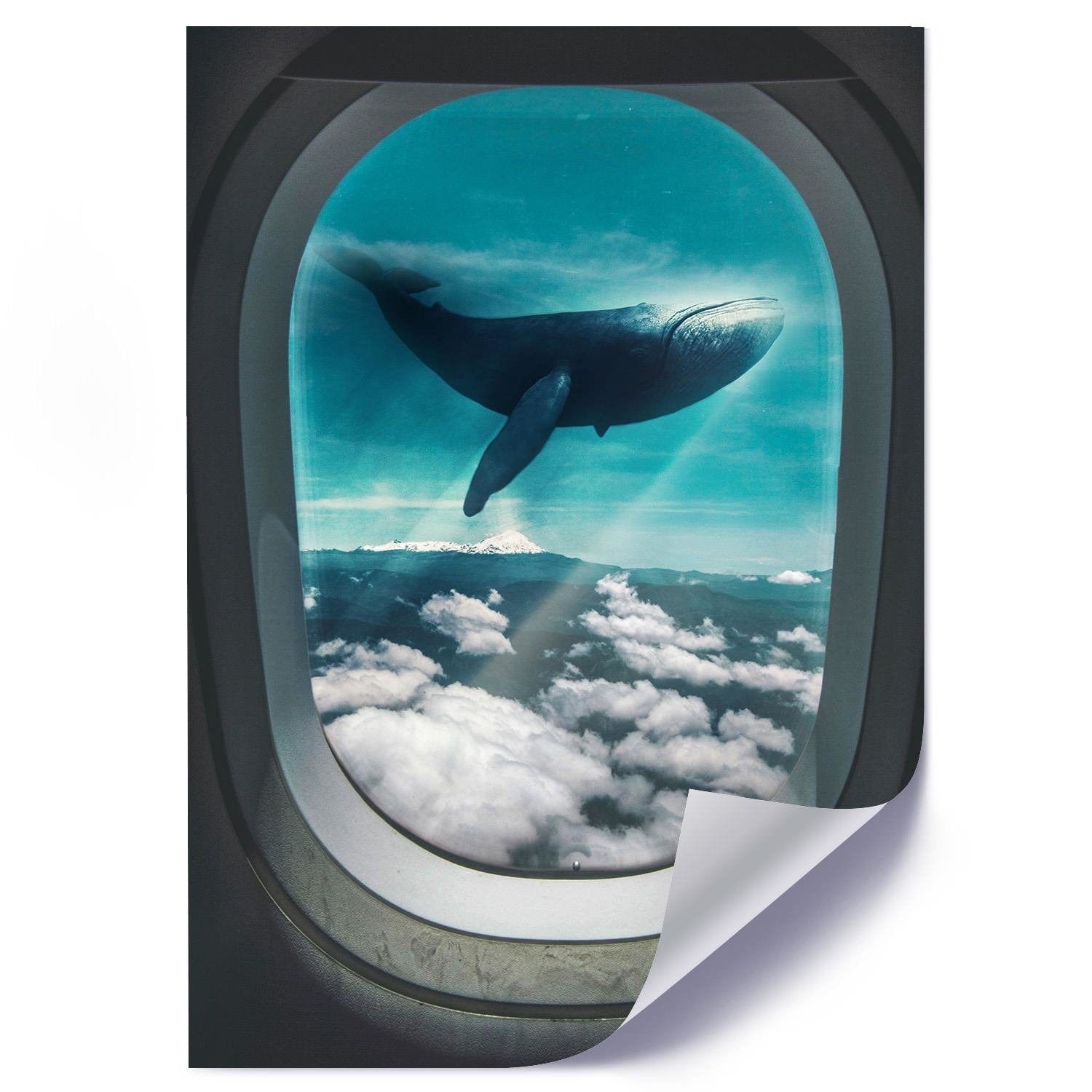 Posteris (plakāts) - Surrealism Blue Home Trends DECO