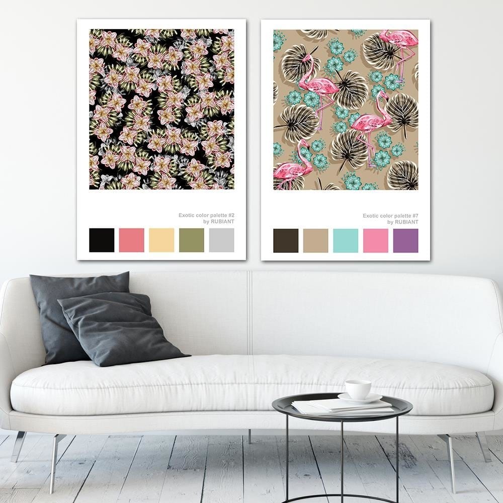 Posteris (plakāts) - Visual Art Pink Home Trends DECO