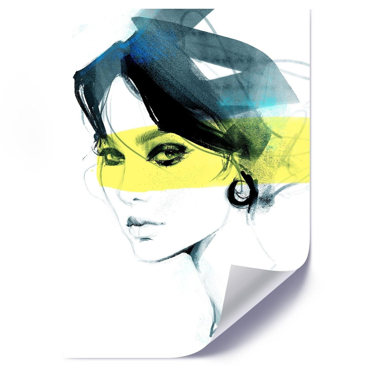 Posteris (plakāts) - Woman Watercolour Home Trends DECO