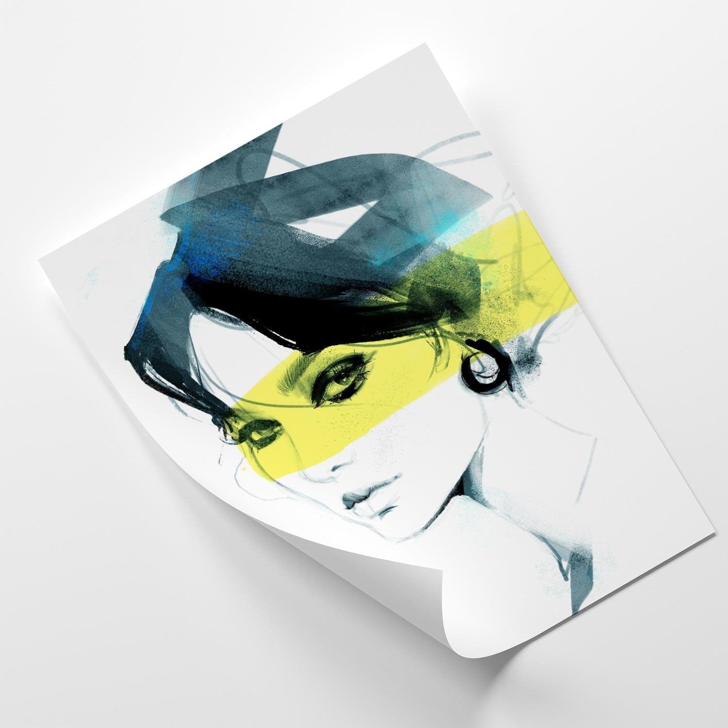 Posteris (plakāts) - Woman Watercolour Home Trends DECO