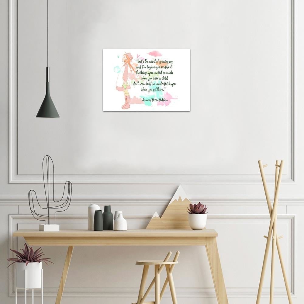Posteris - Quote Anne Of Green Gables 1  E-interjers.lv