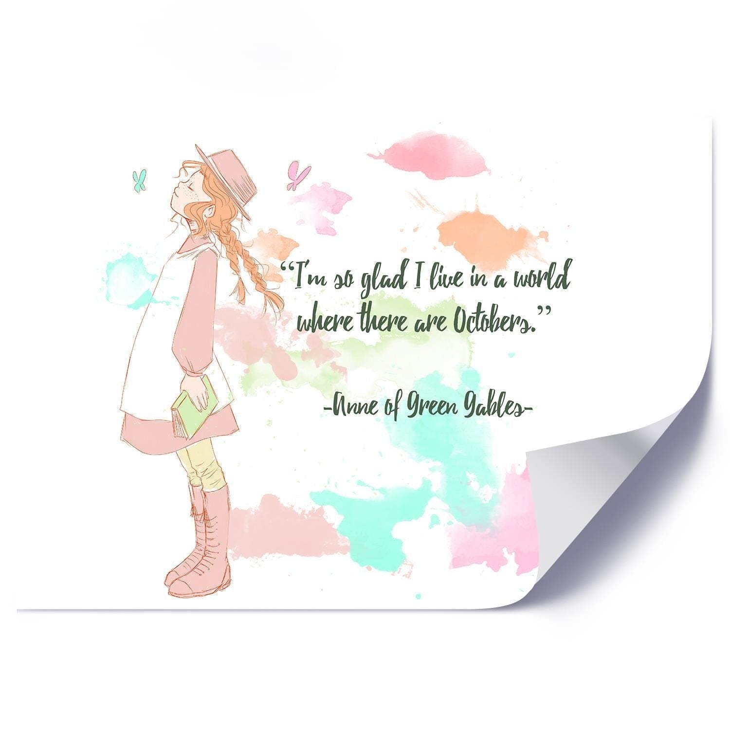 Posteris - Quote Anne Of Green Gables 2 E-interjers.lv