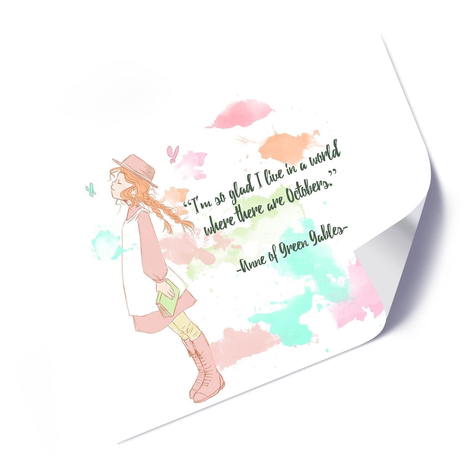 Posteris - Quote Anne Of Green Gables 2 E-interjers.lv