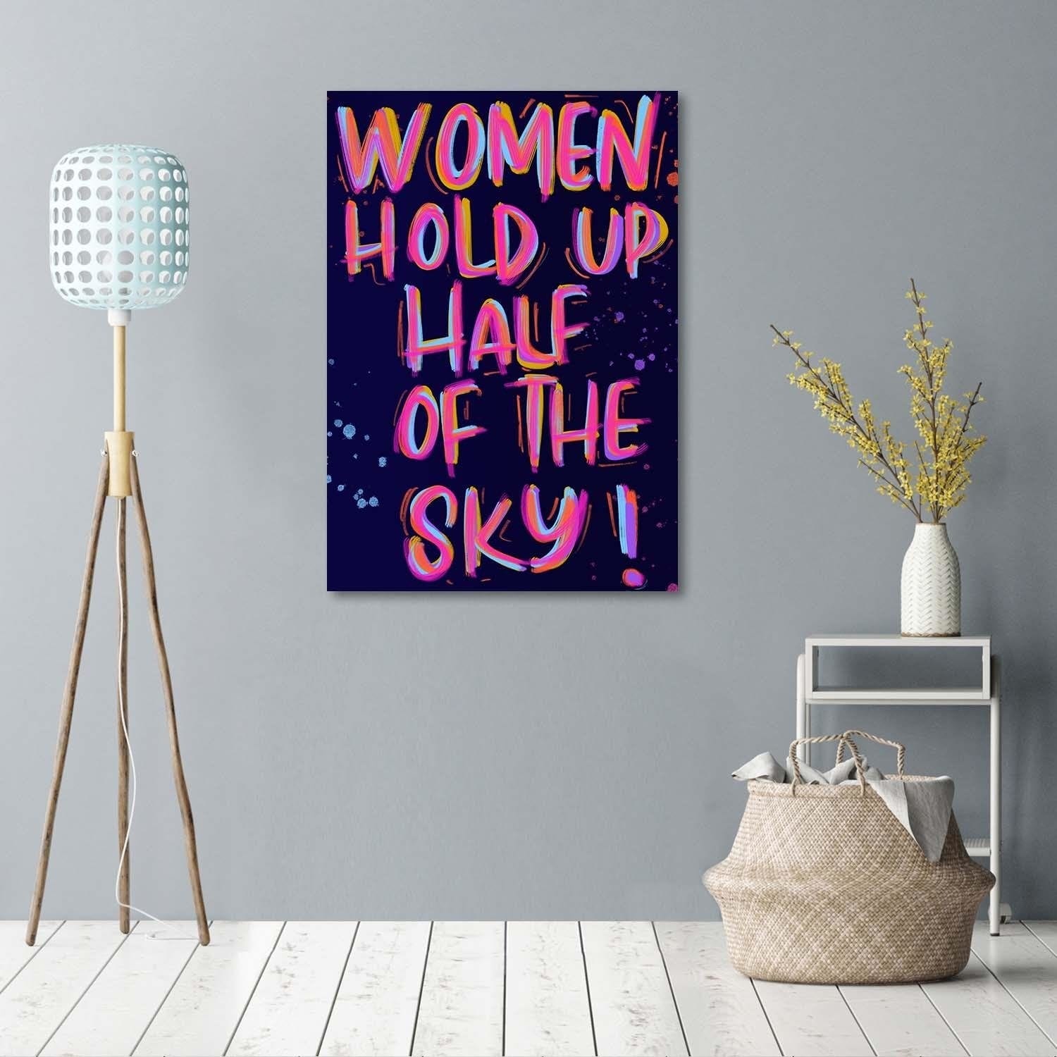 Posteris - Slogan About Women  E-interjers.lv