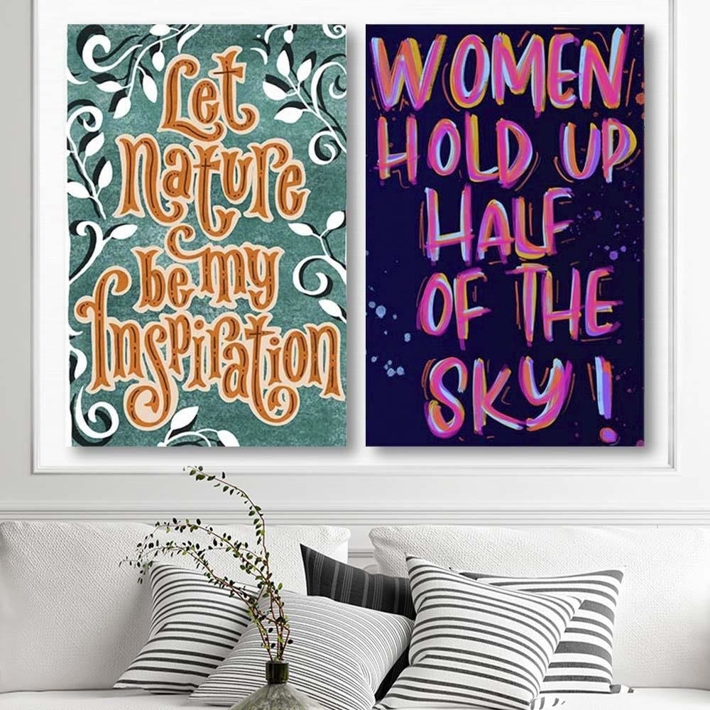 Posteris - Slogan About Women  E-interjers.lv