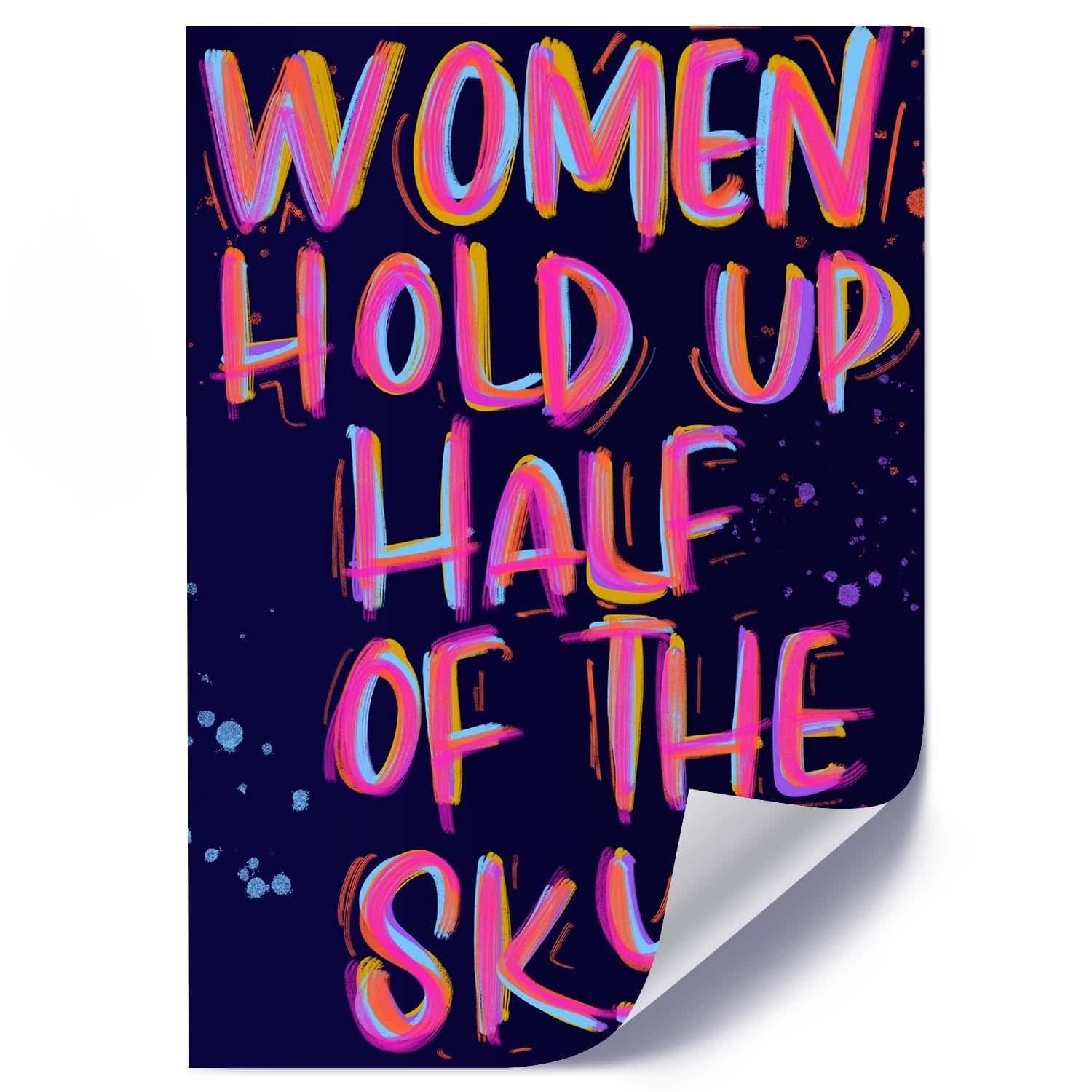 Posteris - Slogan About Women E-interjers.lv