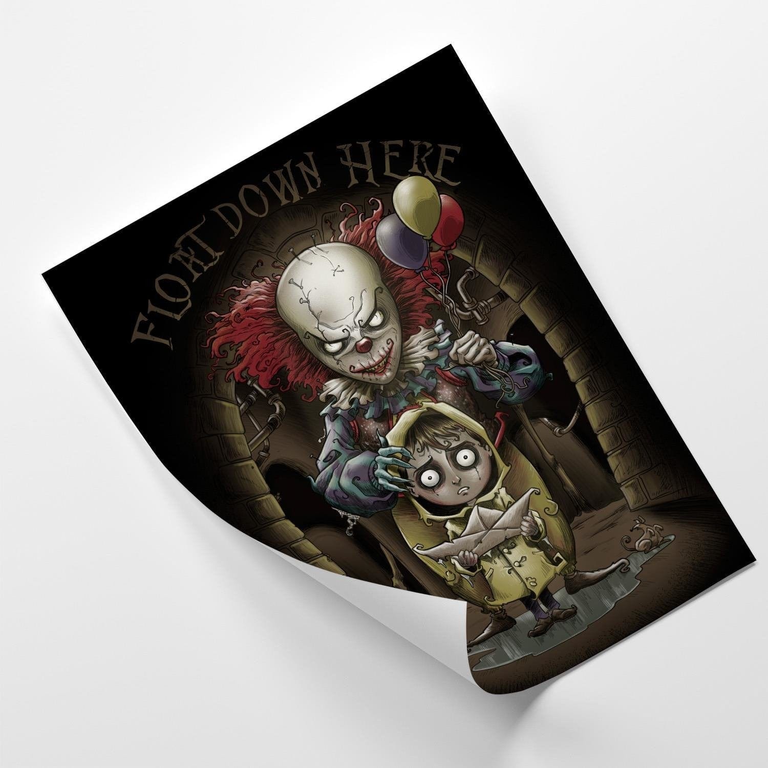 Posteris - Spooky Clown E-interjers.lv