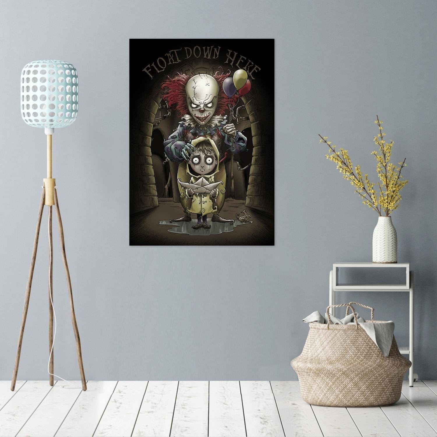 Posteris - Spooky Clown  E-interjers.lv