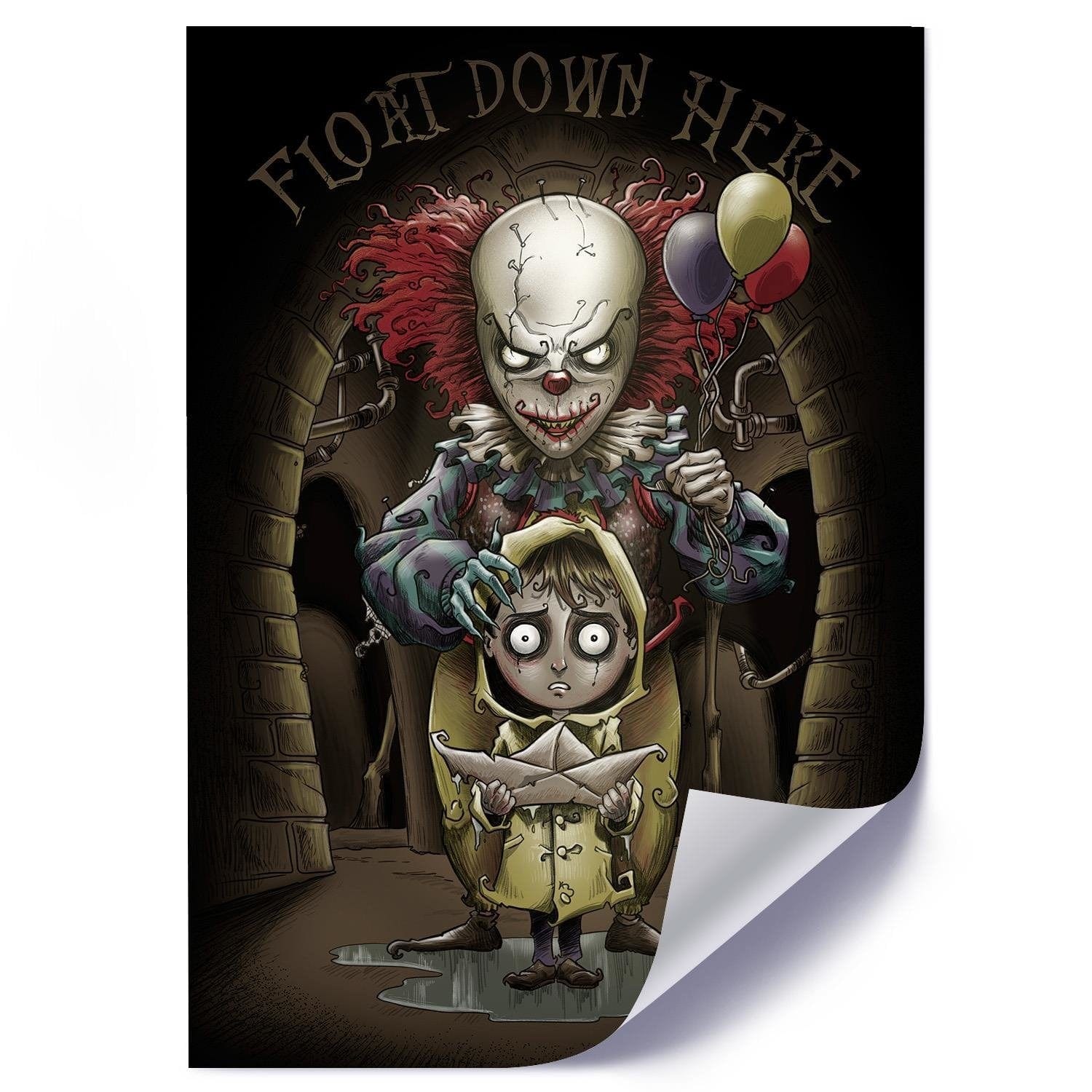 Posteris - Spooky Clown E-interjers.lv