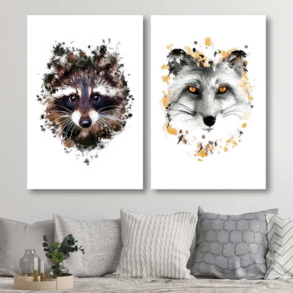 Posteris - The Fox  E-interjers.lv