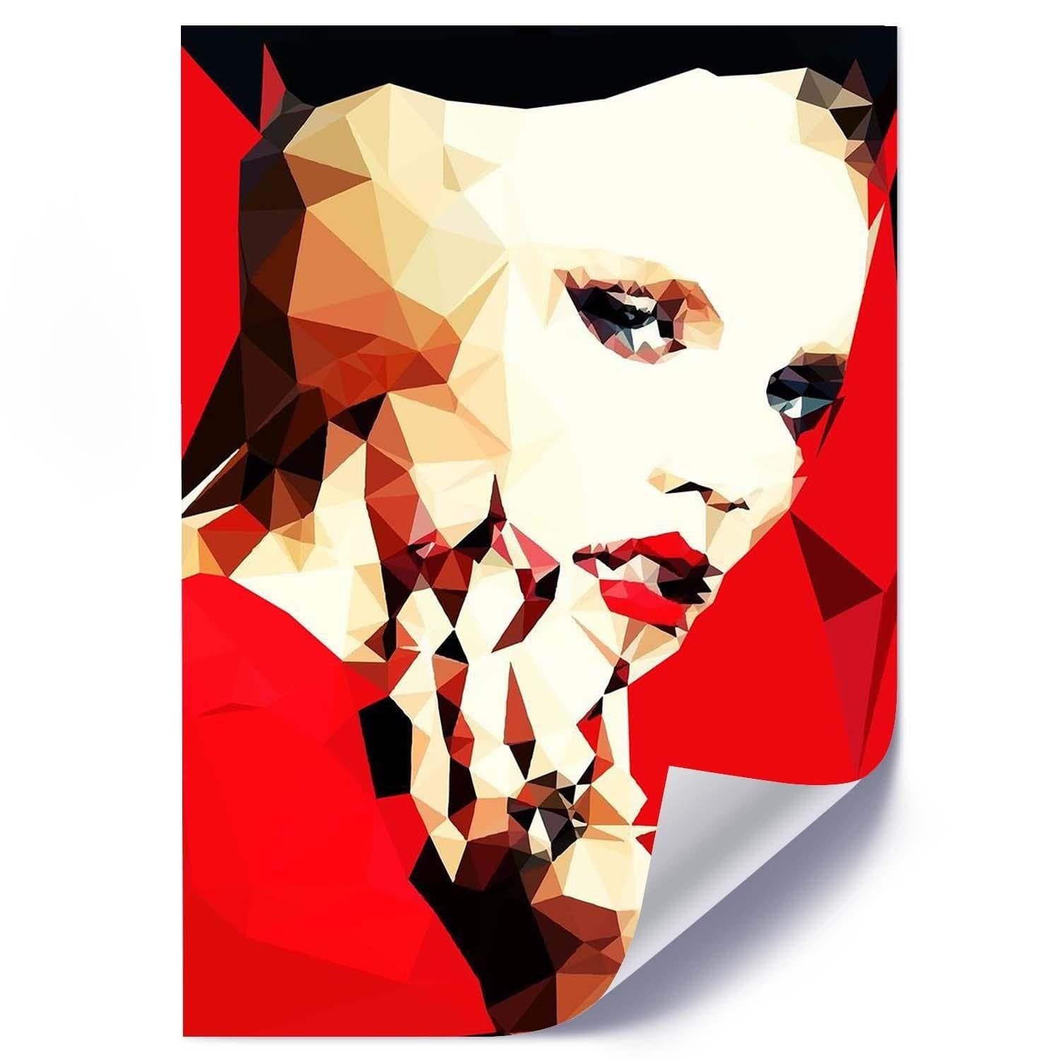 Posteris - The Woman In Red E-interjers.lv