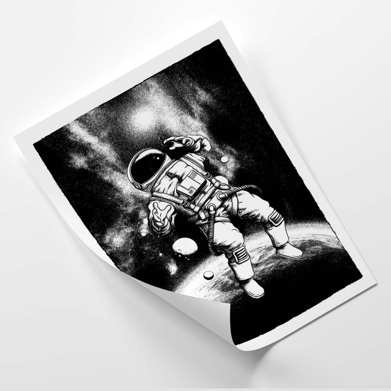 Posteris - White Cosmonaut E-interjers.lv
