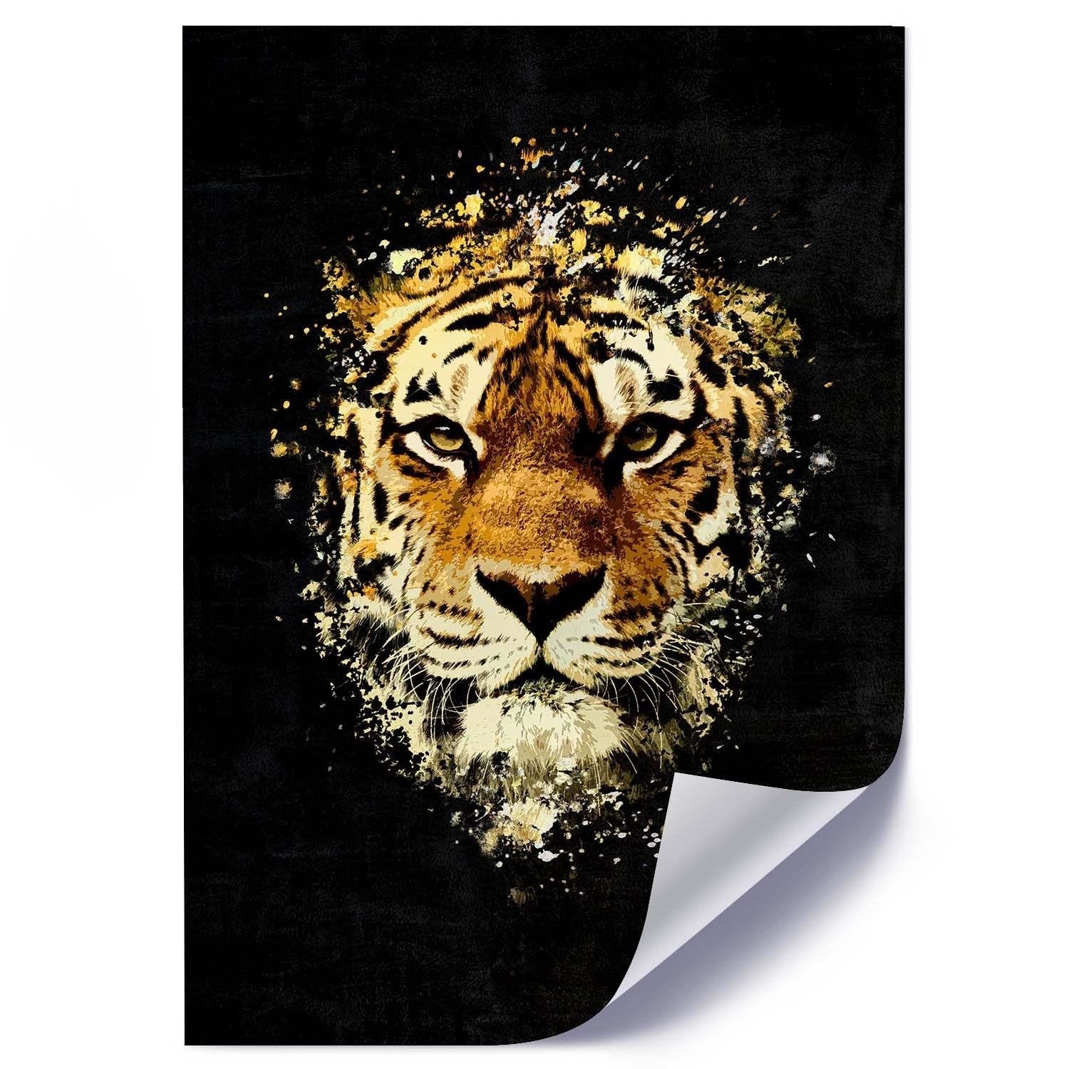 Posteris - Wild Tiger E-interjers.lv