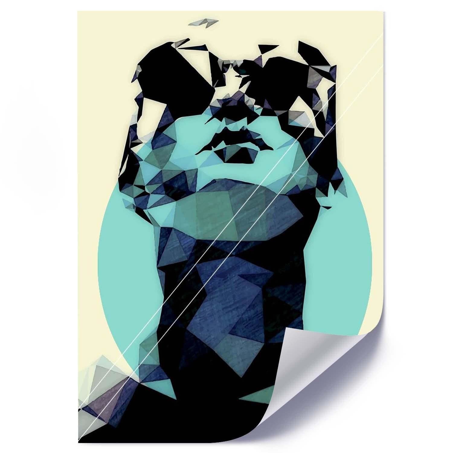 Posteris - Woman In Glasses 1 E-interjers.lv
