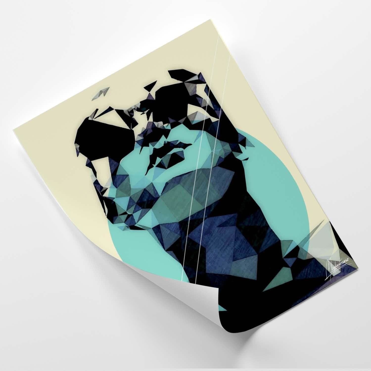Posteris - Woman In Glasses 1 E-interjers.lv