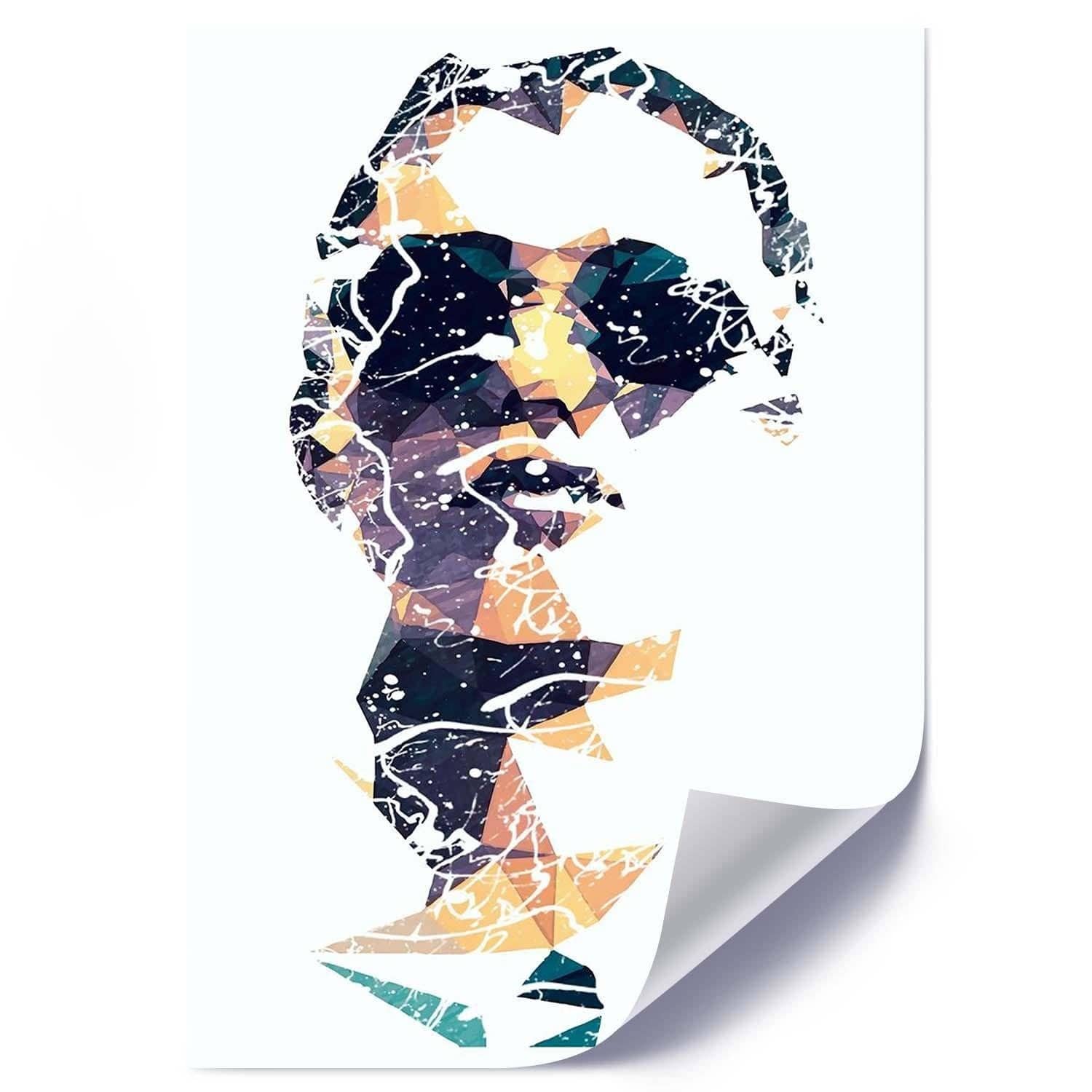 Posteris - Woman In Glasses E-interjers.lv