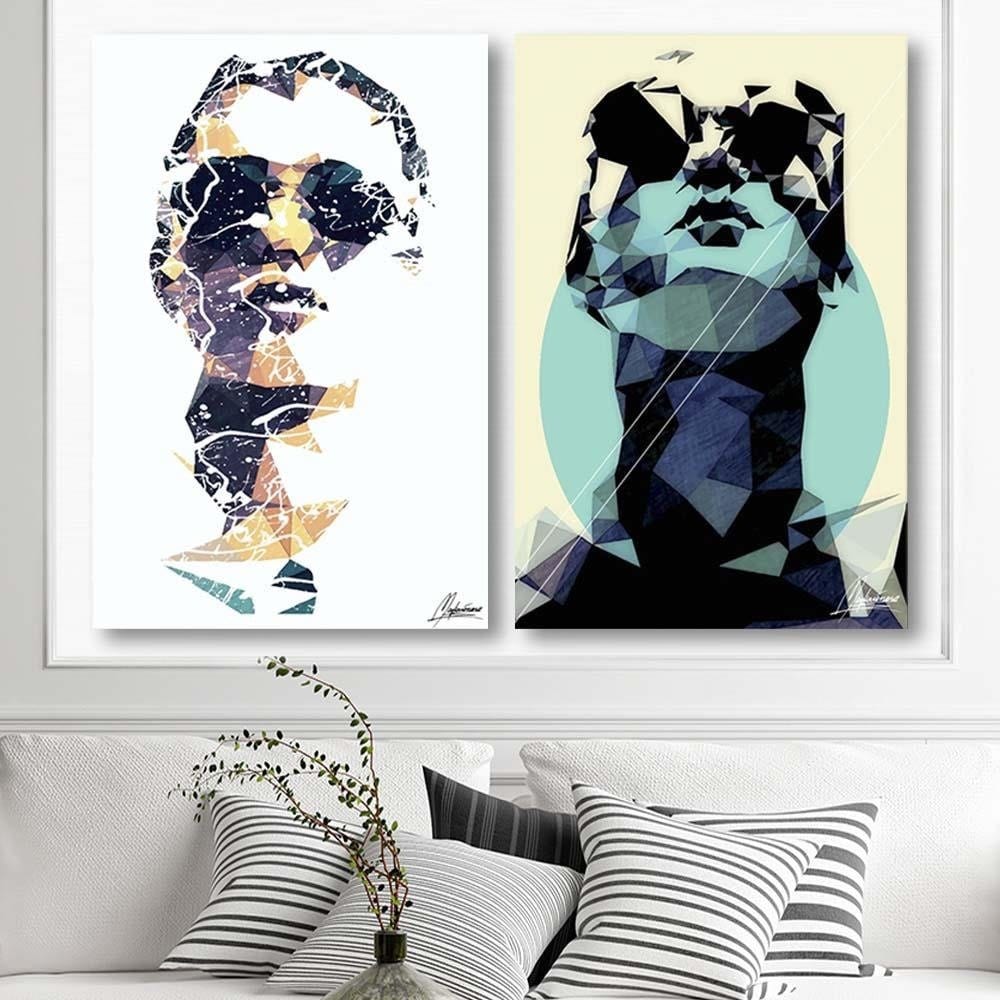 Posteris - Woman In Glasses  E-interjers.lv