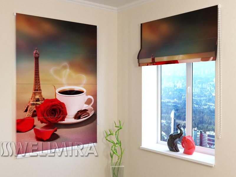 Romiešu žalūzijas French Coffee BLACKOUT / 40 / 50 E-interjers.lv