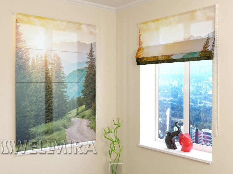 Romiešu žalūzijas Sun and Mountains SCREEN / 40 / 50 E-interjers.lv