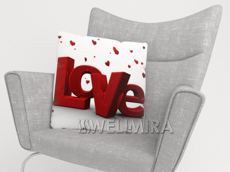 Spilvendrāna Red Hearts 4 E-interjers.lv