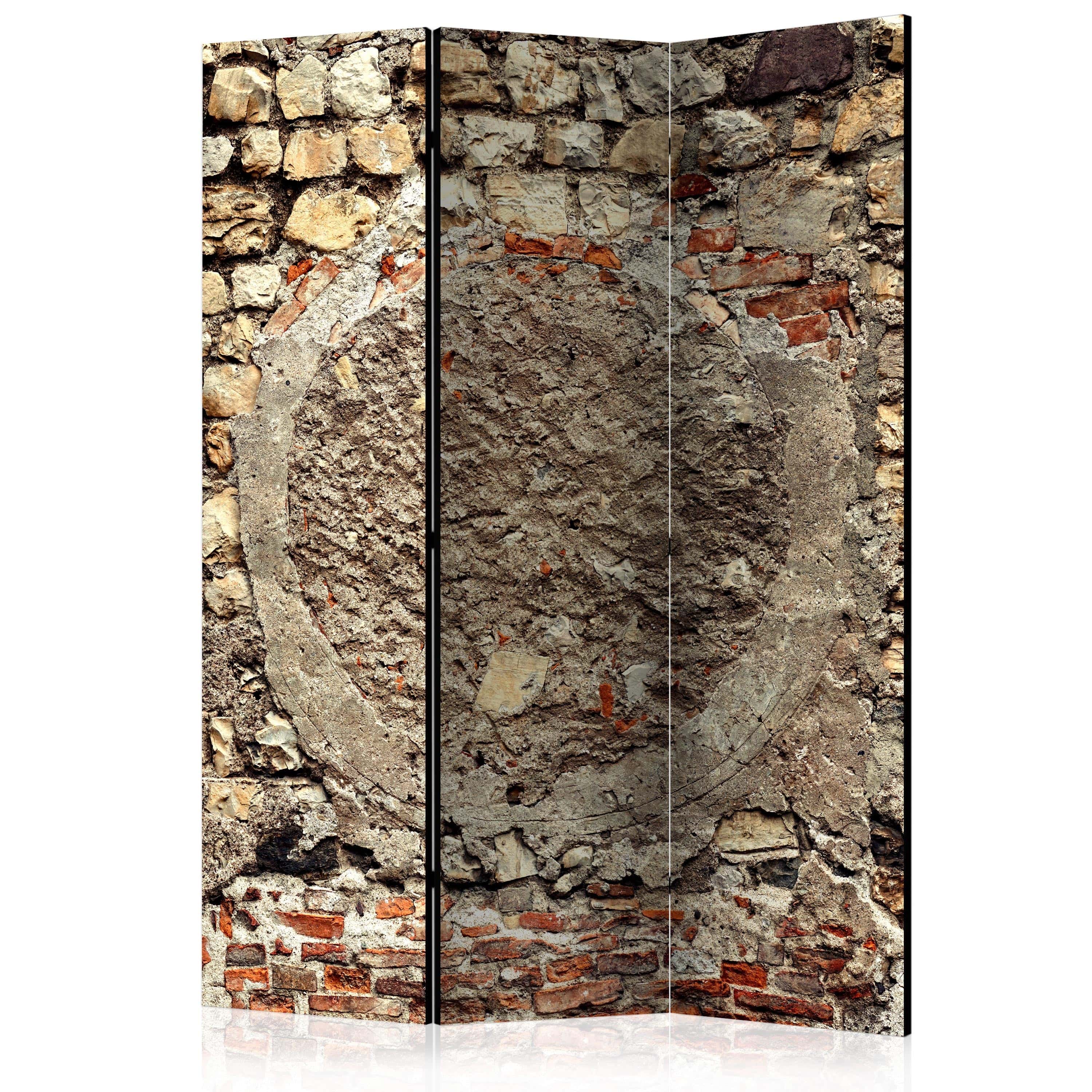 Aizslietnis 3-daļīgs - Akmens siena – vintāžas versija (135x172cm) Home Trends