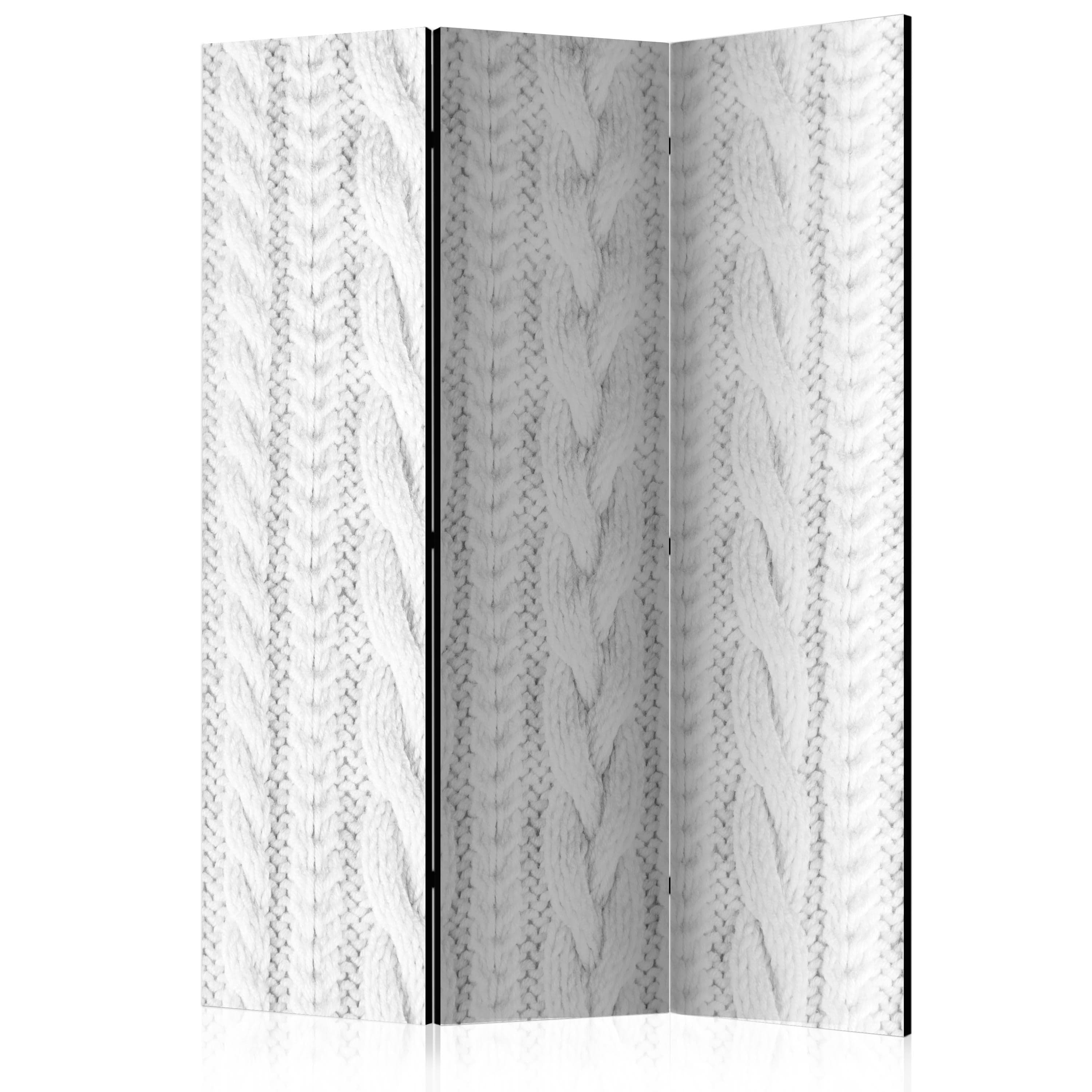 Aizslietnis 3-daļīgs - Balts adījums (135x172cm) 135x172 cm Home Trends