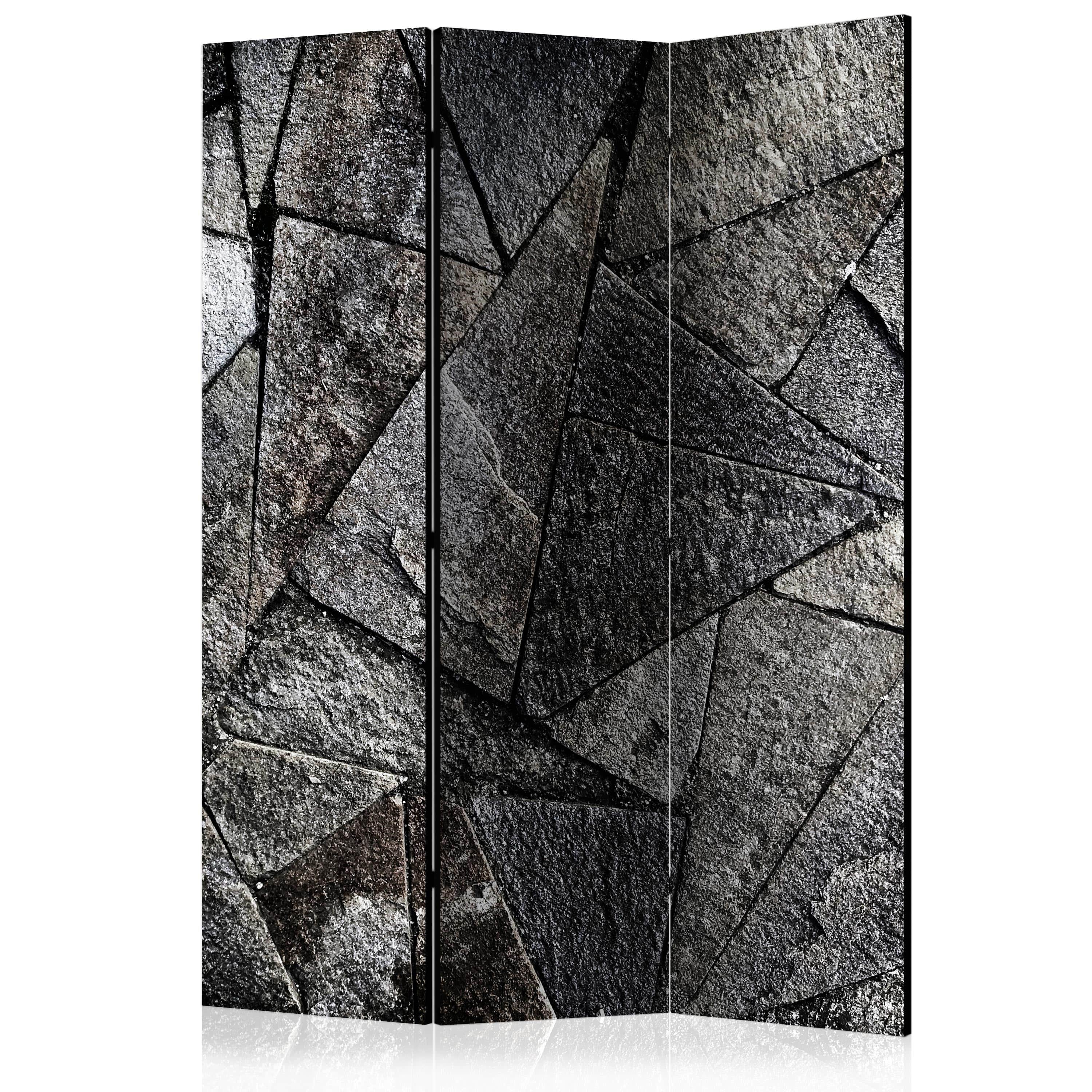 Aizslietnis 3-daļīgs - Bruģa plāksnes (pelēkas) (135x172cm) 135x172 cm Home Trends