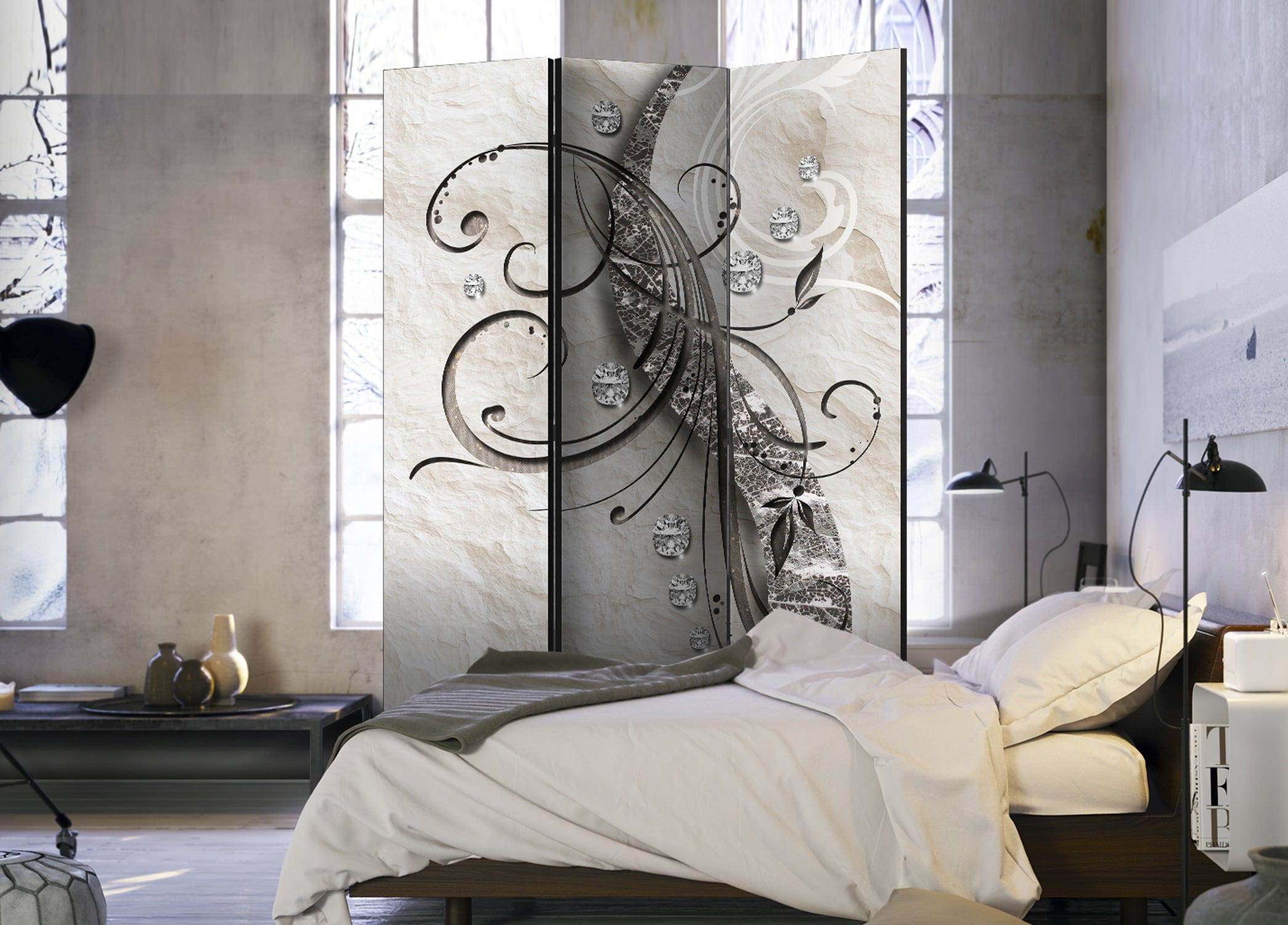 Aizslietnis 3-daļīgs - Dimantu taka (135x172cm) 135x172 cm Home Trends