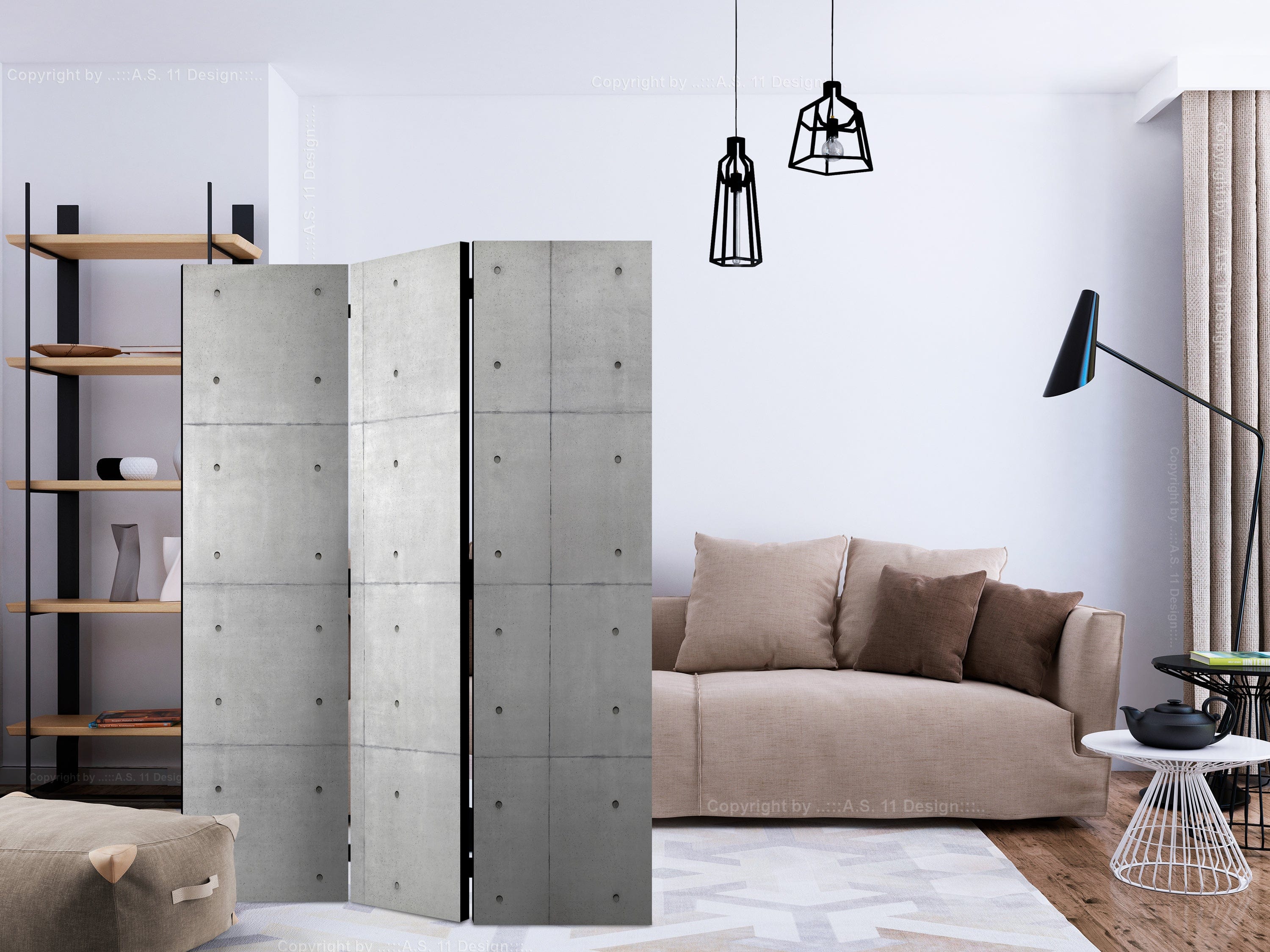 Aizslietnis 3-daļīgs - Domino (135x172cm) 135x172 cm Home Trends