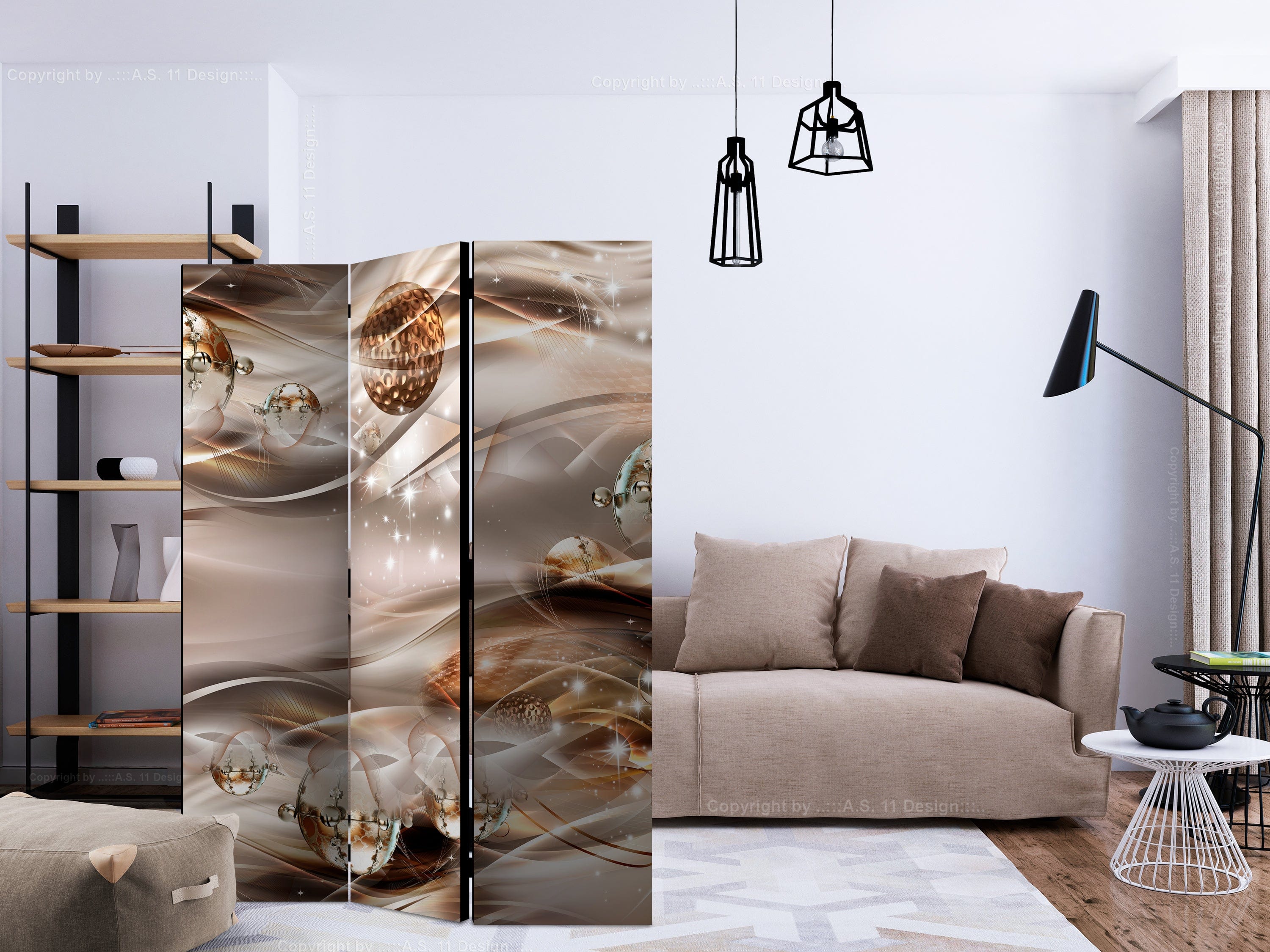 Aizslietnis 3-daļīgs - Dzintara zvaigznājs (135x172cm) 135x172 cm Home Trends