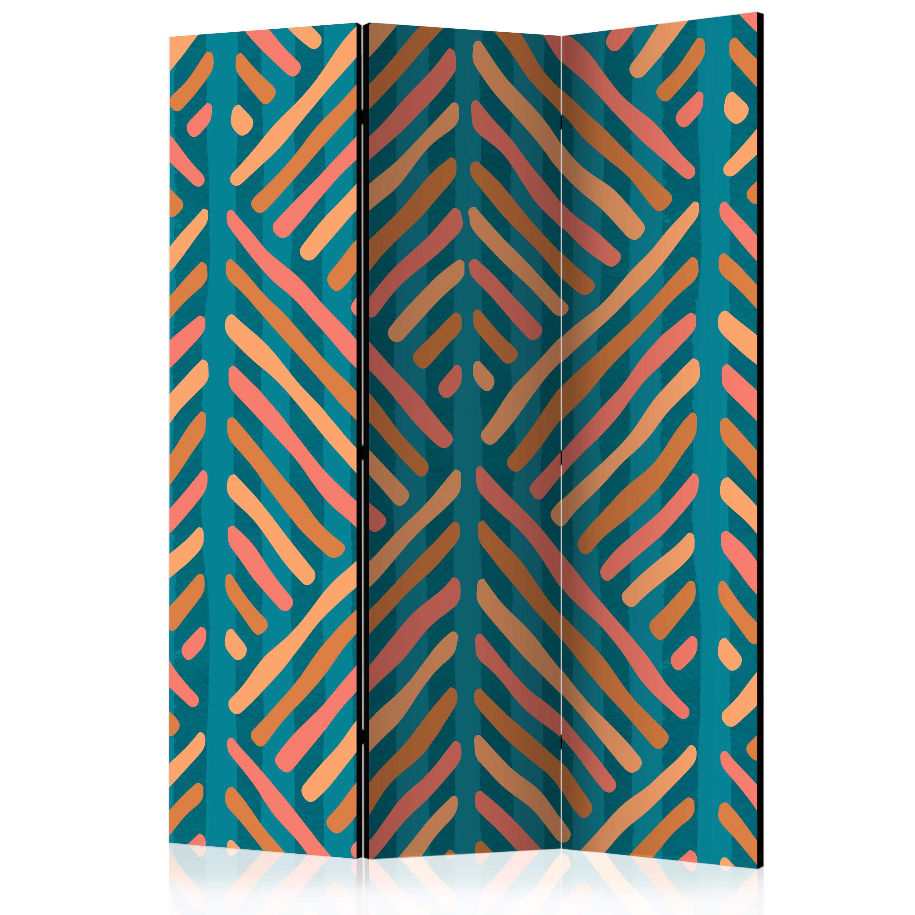 Aizslietnis 3-daļīgs - Etniskā kompozīcija (135x172cm) 135x172 cm Home Trends