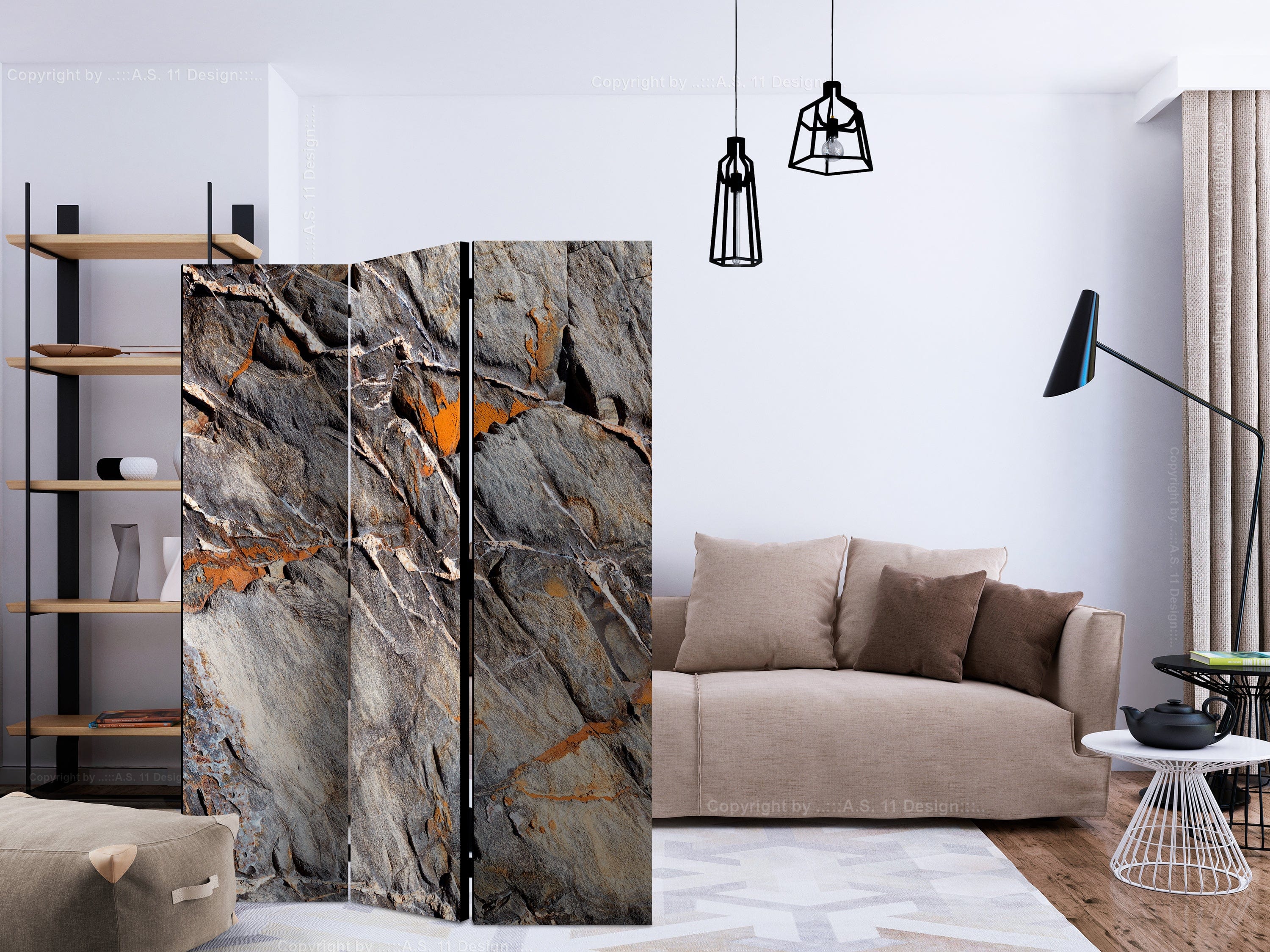Aizslietnis 3-daļīgs - Kalnu bastions (135x172cm) 135x172 cm Home Trends