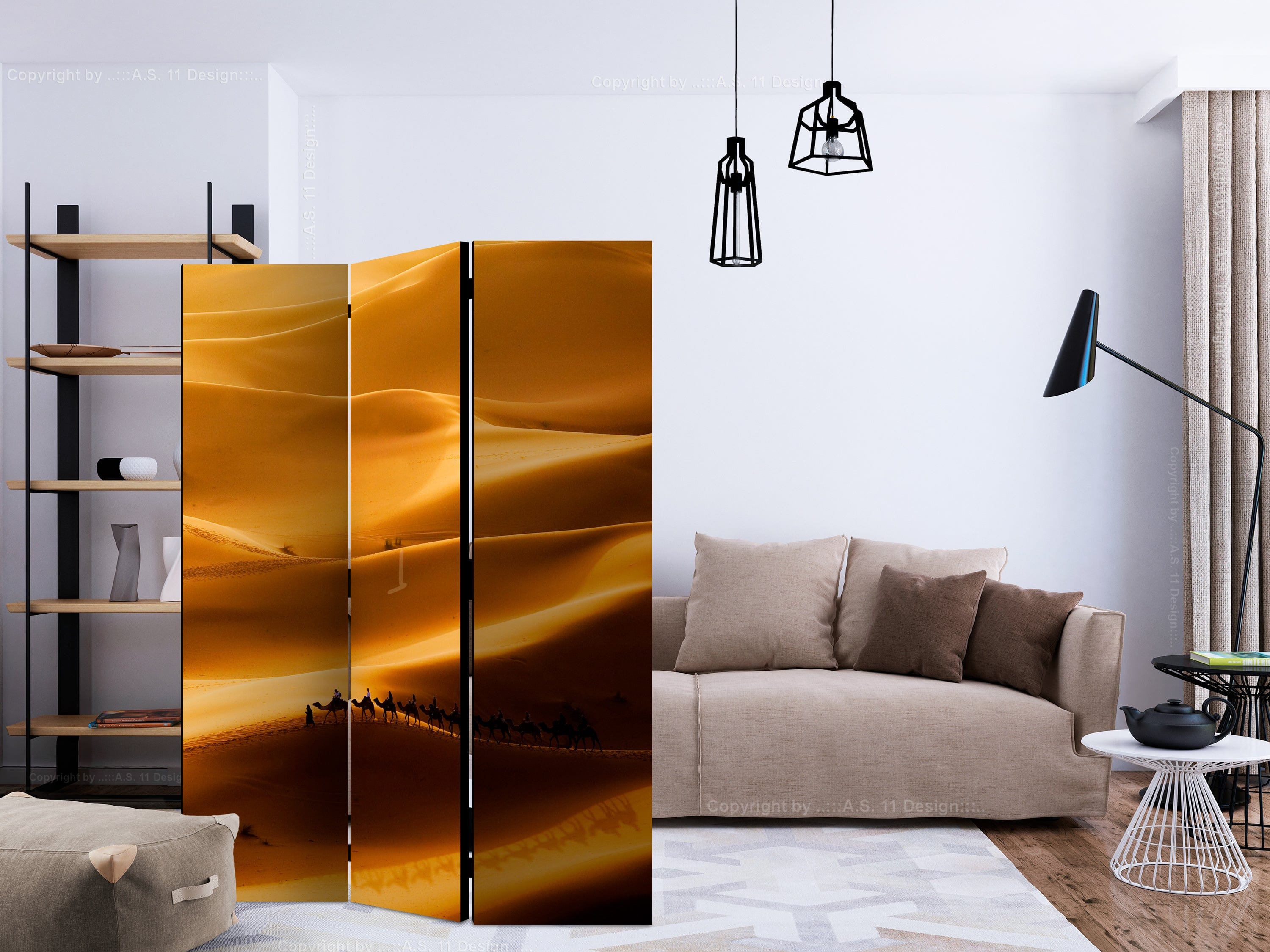 Aizslietnis 3-daļīgs - Kamieļu karavāna 3. versija (135x172cm) 135x172 cm Home Trends